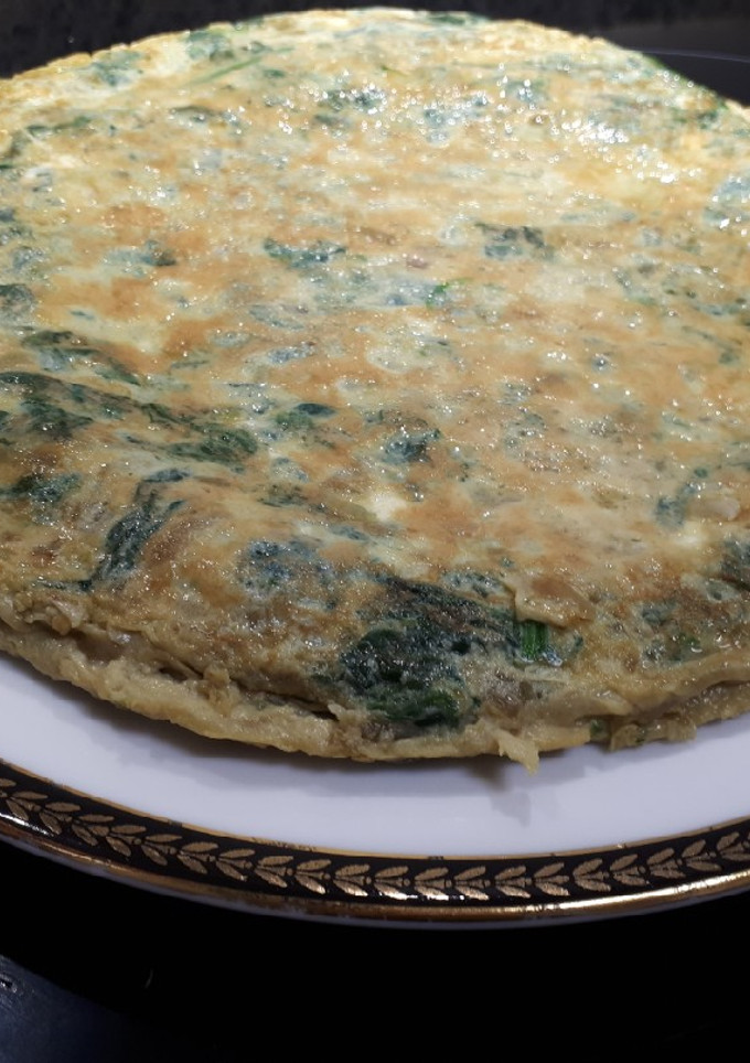Una foto de Tortilla de espinacas
