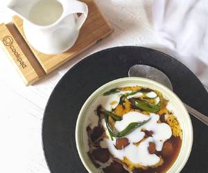 Resep Mudah Bubur Candil Labu Kuning (a.k.a Bubble Milk Pumpkin) Yummy Mantul