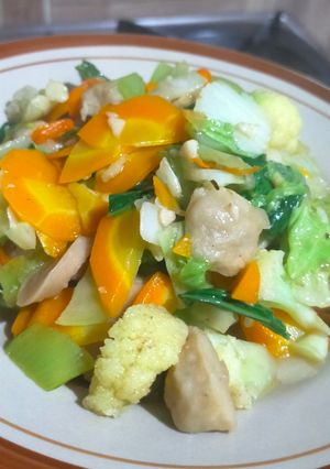 Foto resep Capcay sayur simple