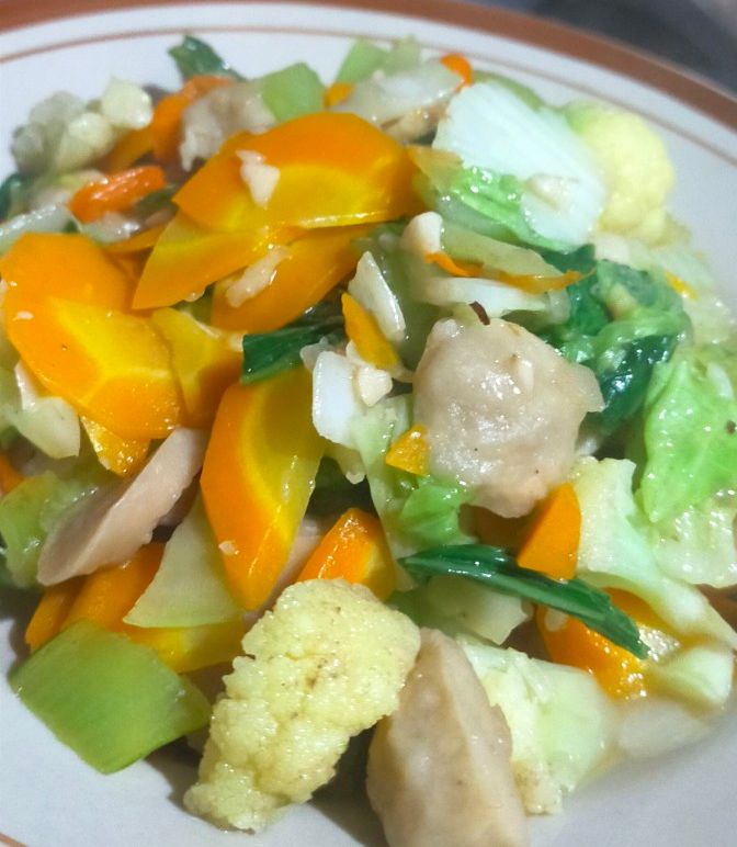 Foto resep Capcay sayur simple