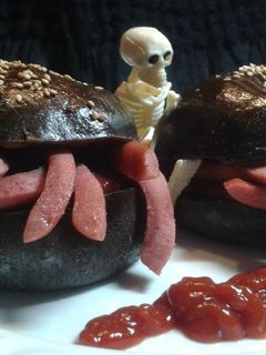 Una foto de Hamburguesa terrorífica