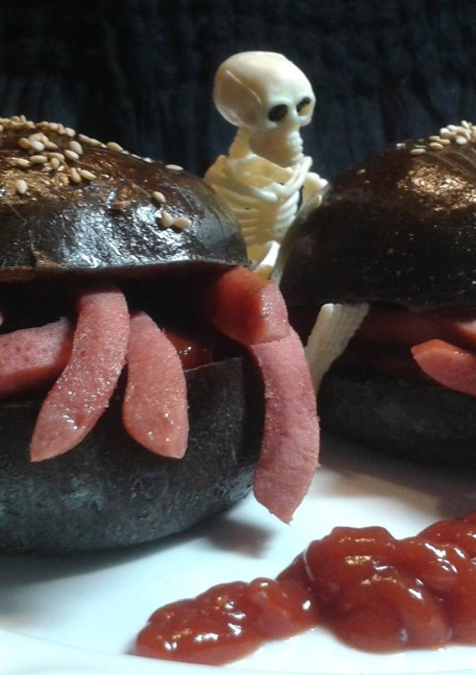 Una foto de Hamburguesa terrorífica