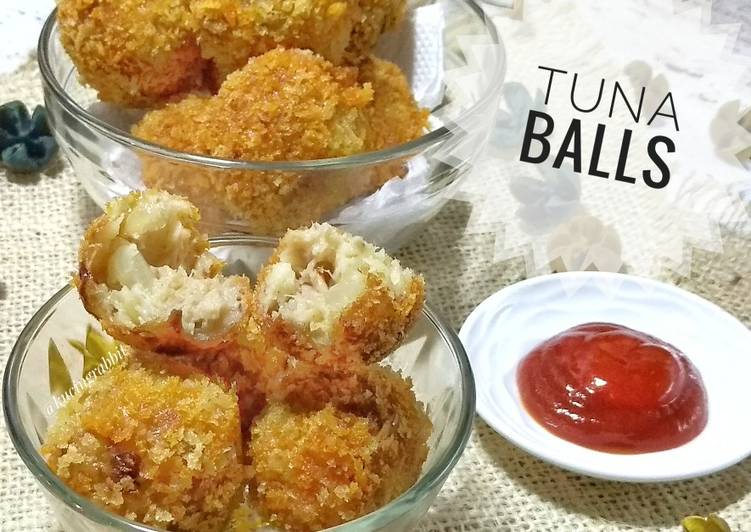 Resep (1.11) Fried Tuna Balls (Bola-bola Ikan Tuna Goreng) Anti Gagal