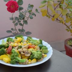 A picture of Broccoli Salad in Italian Style.