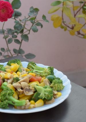A picture of Broccoli Salad in Italian Style.