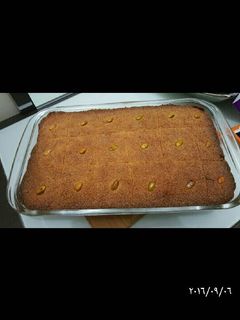 صورة لوصفة البسبوسة على طريقتي 😍😋