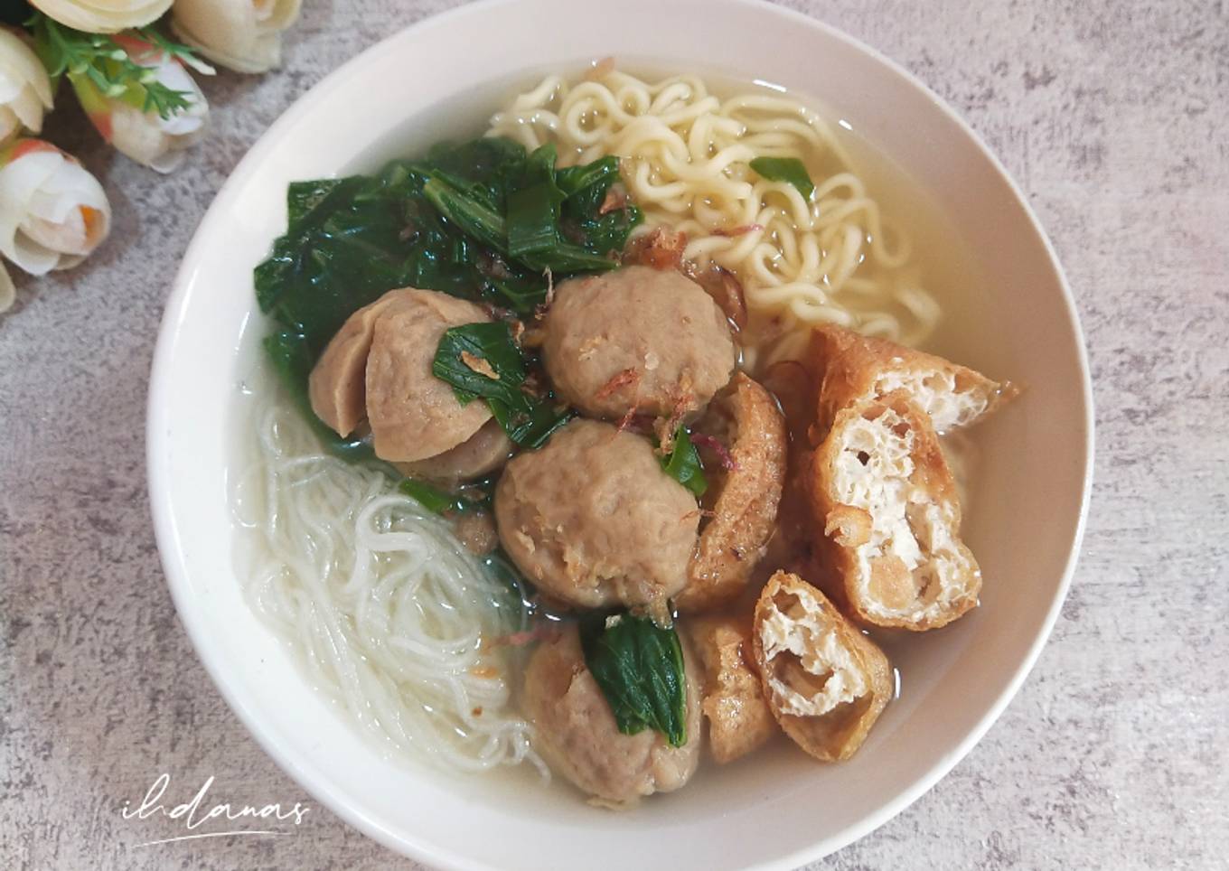 Bakso Kuah Komplit Untuk Balita