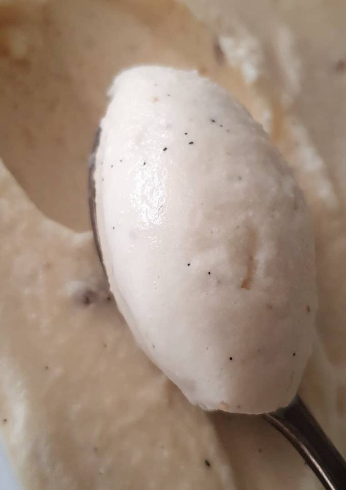 Una foto de Helado de vainilla
