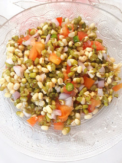 A picture of Sprouted Moong Salad.