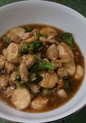 Foto resep Sapo Tahu Ayam Brokoli
