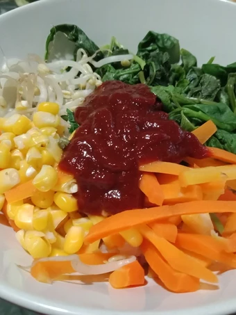 Recipe Menu diet: bibimbab the Can Spoil the Tongue Really delicious