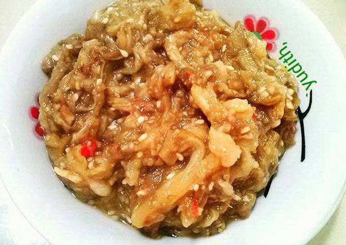 Ternyata begini loh! Resep membuat Sambal Terung Ungu yang spesial