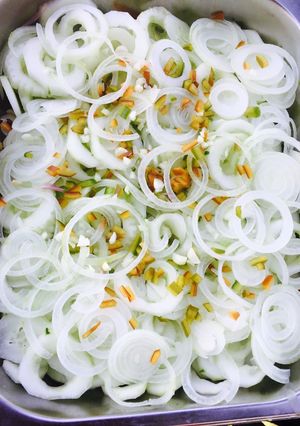 A picture of Cucumber salad.