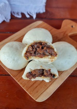 Foto resep 1100. Bakpao Ayam Kecap Metode No Mixer