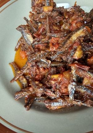 Foto resep Ikan teri sambal terasi
