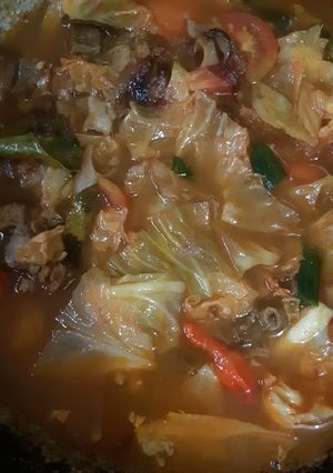 Foto resep Tongseng daging sapi+kerupuk kulit