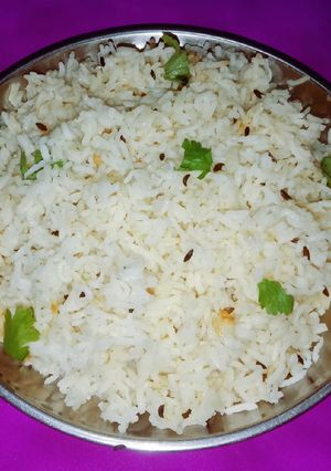 A picture of Jeera Rice.