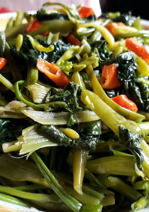 Foto resep Kangkung rempah campur