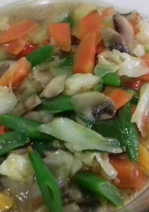 Foto resep Tumis jamur sayur campur2