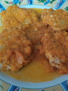 Una foto de Filetes rusos con salsa de tomate casera