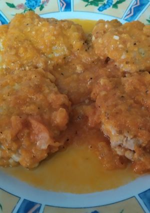 Una foto de Filetes rusos con salsa de tomate casera