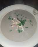 Crema de champiñones