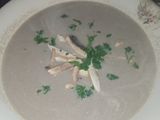 Crema de champiñones