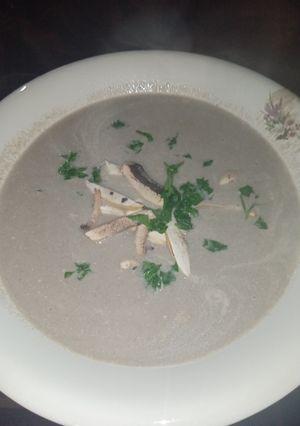 Una foto de Crema de champiñones