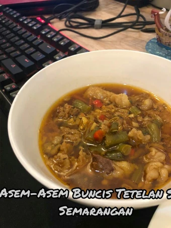 Langkah Gampang Membuat Resep Asem - Asem Buncis Tetelan Sapi Semarangan yang Enak Banget