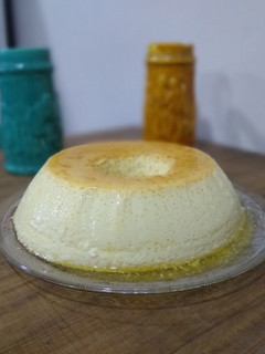 Una foto de Flan casero