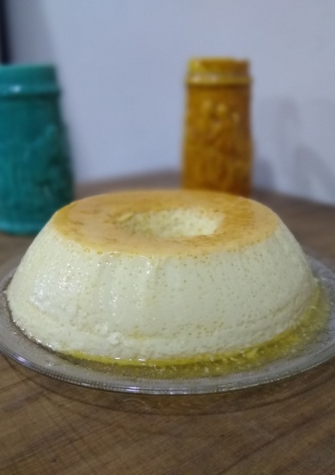 Una foto de Flan casero