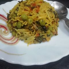 Matar Methi Pulao A picture of Matar Methi Pulao.