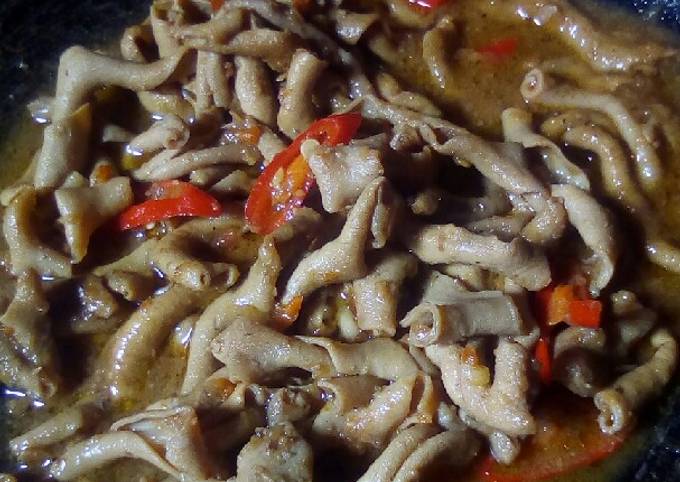 Bagaimana Menyiapkan Oseng usus ayam Anti Gagal