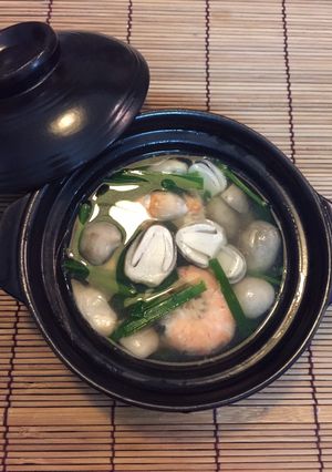Hình của món Canh nấm rơm.