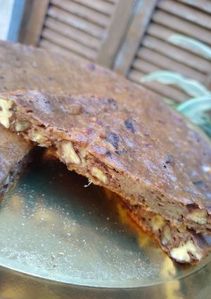 Una foto de Brownie de banana y nuez