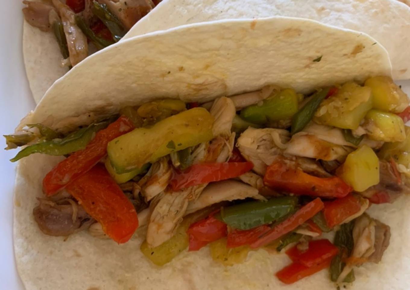 Fajitas de pollo