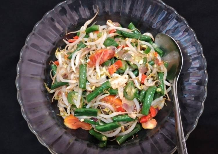 Oseng toge kacang panjang