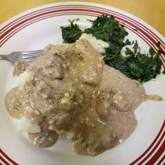 A picture of Crockpot Beef Tips & Mushroom Stroganoff.