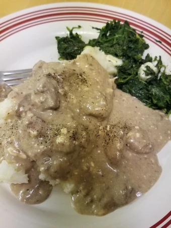 Simple Way Make Recipe Crockpot Beef Tips &amp; Mushroom Stroganoff that is Perfect, Can Spoil the Tongue}