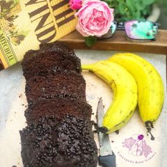 A picture of Heathy double chocolate banana bread.