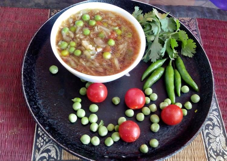 Clear veg soup