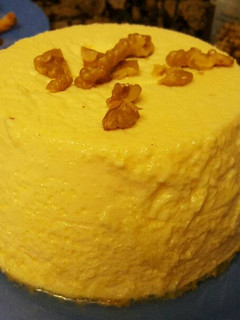 Una foto de Flan de queso light