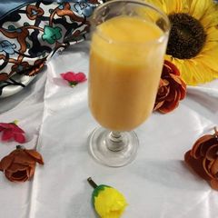 A picture of Mango milk shake.