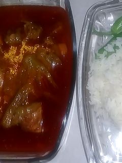 عکسی از دستور خورشت بامیه