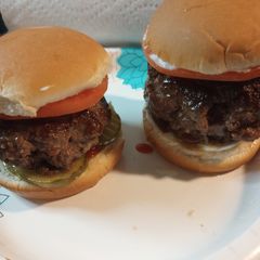 Easy Superthick Juicy Burgers A picture of Easy Superthick Juicy Burgers.