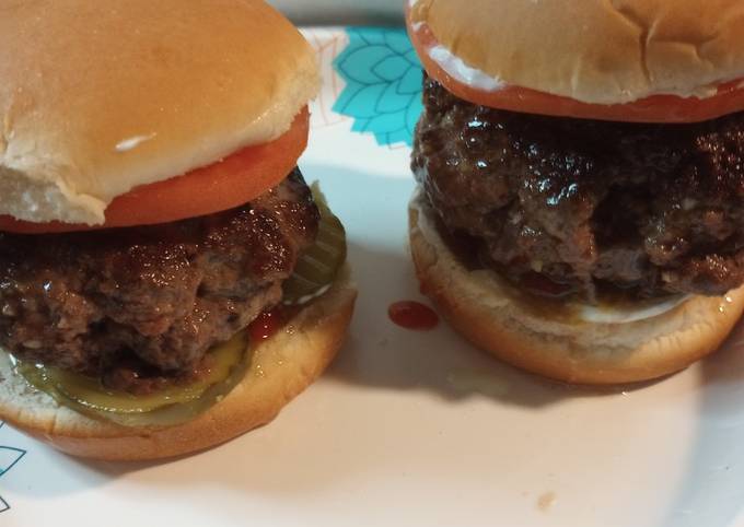 Easy Superthick Juicy Burgers