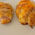 Croissants com sésamo