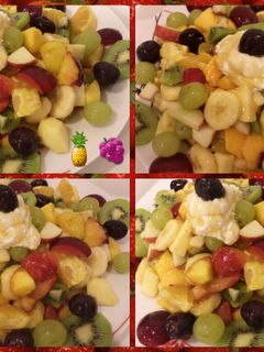 صورة لوصفة سلطة فواكه 🍒🍓🍍🍇