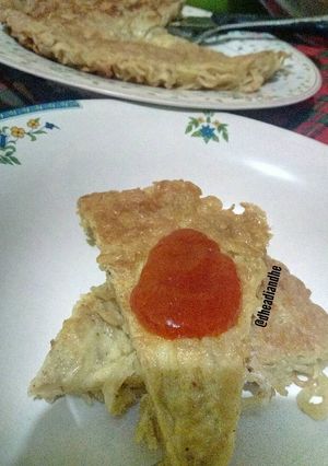 Foto resep Pizza Mie Telor