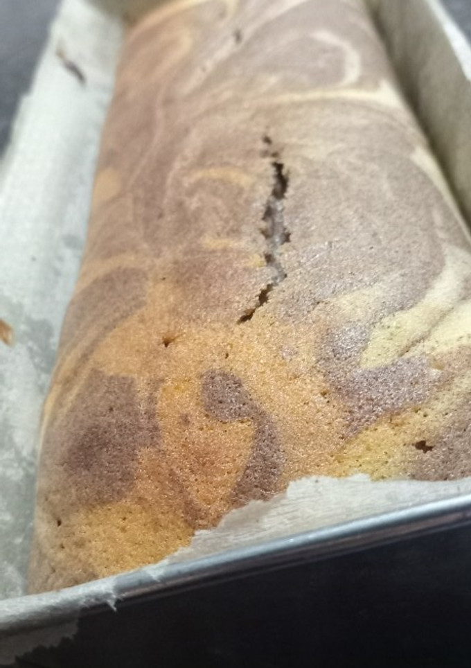 Una foto de Budín marmolado!♡
